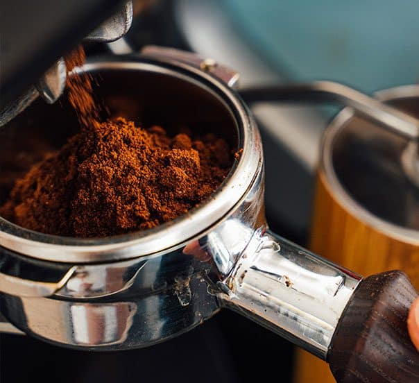 Ground coffee
